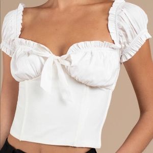 NWT White I.AM.GIA Naomi Top